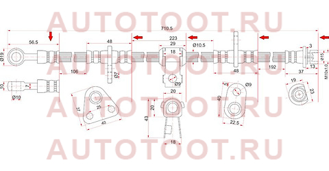 Шланг тормозной передний (Таиланд) HONDA ACCORD/ASCOT 90-93 LH st-01465-sm4-010 sat – купить в Омске. Цены, характеристики, фото в интернет-магазине autotoot.ru