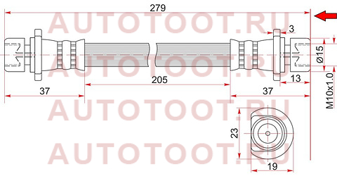 Шланг тормозной задний (Таиланд) HONDA CIVIC/PARTNER/INTEGRA/DOMANI/ISUZU JEMENI 91-01 промежуточный st-01466-s04-000 sat – купить в Омске. Цены, характеристики, фото в интернет-магазине autotoot.ru