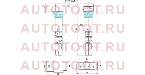 Катушка зажигания VAG FABIA 01-/POLO 09- st03d905715 sat – купить в Омске. Цены, характеристики, фото в интернет-магазине autotoot.ru