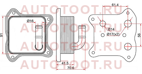 Радиатор масляный AUDI A1 10-/A3 03-/SKODA FABIA 07-/OCTAVIA 04-/RAPID 12-/VOLKSWAGEN JETTA 10-/POLO st03f117021a sat – купить в Омске. Цены, характеристики, фото в интернет-магазине autotoot.ru