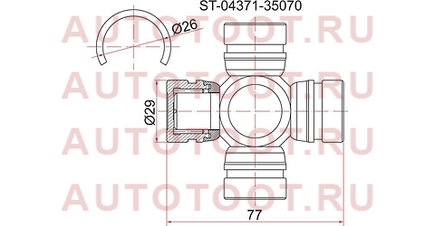 Крестовина кардана RR TY LCR UZJ100, Surf #185, Dyna 150/200 LY1##/21#, BU2## (RR) st-04371-35070 sat – купить в Омске. Цены, характеристики, фото в интернет-магазине autotoot.ru