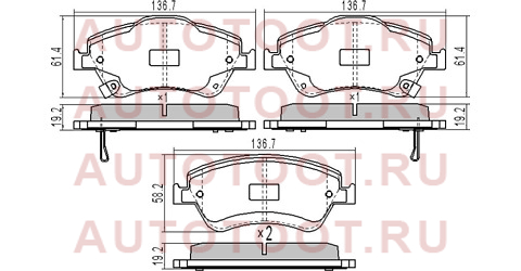 Колодки тромозные перед TOYOTA COROLLA 06- st0446502370 sat – купить в Омске. Цены, характеристики, фото в интернет-магазине autotoot.ru