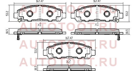 Колодки тормозные перед TOYOTA VENZA AGV1# 08- st044650t010 sat – купить в Омске. Цены, характеристики, фото в интернет-магазине autotoot.ru