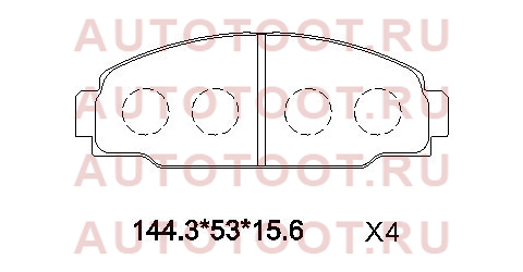 Колодки тормозные перед TOYOTA DYNA 150/TOYOACE G15 95- st0446525070 sat – купить в Омске. Цены, характеристики, фото в интернет-магазине autotoot.ru