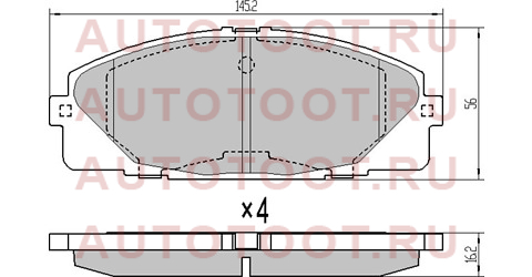 Колодки тормозные перед TOYOTA HIACE/REGIUSACE 04- (с керамическим наполнением) st0446526260cr sat – купить в Омске. Цены, характеристики, фото в интернет-магазине autotoot.ru