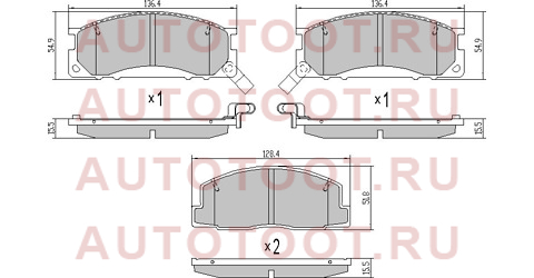 Колодки тормозные перед TOYOTA TOWN/MASTERACE 89-92 st0446528050 sat – купить в Омске. Цены, характеристики, фото в интернет-магазине autotoot.ru