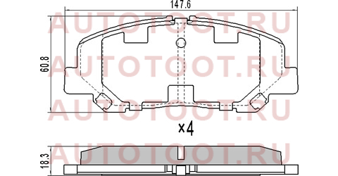 Колодки тормозные перед TOYOTA ALPHARD #NH2# 08-12 st0446528520 sat – купить в Омске. Цены, характеристики, фото в интернет-магазине autotoot.ru