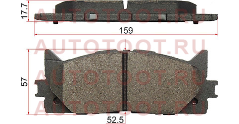 Колодки тормозные перед CAMRY ##V40 06-11/V50 11-/ES250/350/300H 12- st0446533450 sat – купить в Омске. Цены, характеристики, фото в интернет-магазине autotoot.ru