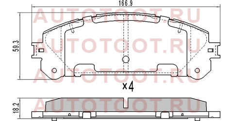 Колодки тормозные перед LEXUS RX350/450 08-/HIGHLANDER 13- st0446548150 sat – купить в Омске. Цены, характеристики, фото в интернет-магазине autotoot.ru