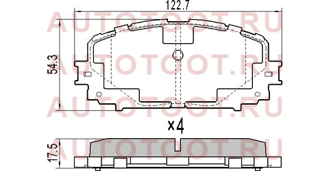 Колодки тормозные перед TOYOTA RACTIS/BELTA 06- st0446552270 sat – купить в Омске. Цены, характеристики, фото в интернет-магазине autotoot.ru