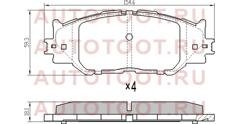 Колодки тормозные перед LEXUS IS250 08- st0446553040 sat – купить в Омске. Цены, характеристики, фото в интернет-магазине autotoot.ru