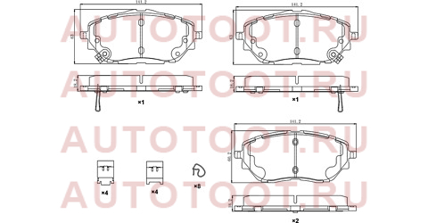 Колодки тормозные перед TOYOTA C-HR 16- st04465f4020 Sat – купить в Омске. Цены, характеристики, фото в интернет-магазине autotoot.ru