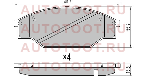 Колодки тормозные перед TOYOTA HIACE TRUICK -96 st04465yzz56 sat – купить в Омске. Цены, характеристики, фото в интернет-магазине autotoot.ru