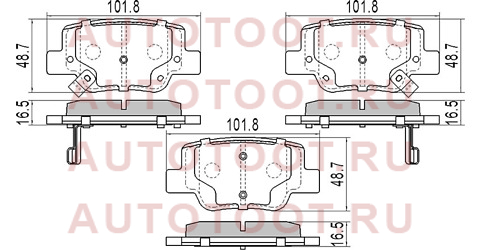 Колодки тормозные зад TOYOTA VERSO R20 09- st044660f010 sat – купить в Омске. Цены, характеристики, фото в интернет-магазине autotoot.ru