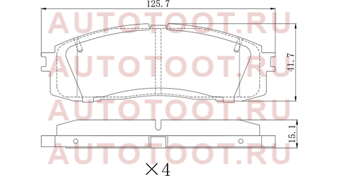 Колодки тормозные зад TOYOTA MARK/CRESTA/CHASER #X81/CROWN #S13#/ st0446630010 sat – купить в Омске. Цены, характеристики, фото в интернет-магазине autotoot.ru