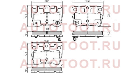 Колодки тормозные зад TOYOTA RAV4 00-05 st0446642030 sat – купить в Омске. Цены, характеристики, фото в интернет-магазине autotoot.ru