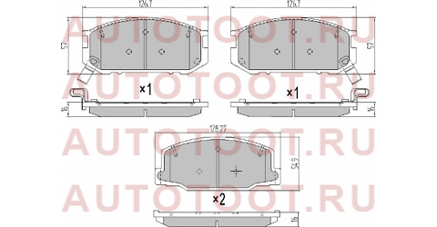 Колодки тормозные перед TOYOTA PREVIA/ESTIMA 90-99 st0449127030 sat – купить в Омске. Цены, характеристики, фото в интернет-магазине autotoot.ru