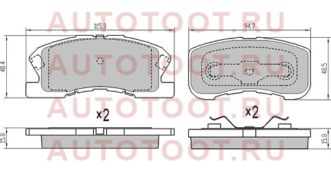 Колодки тормозные перед TOYOTA DUET 98-04 st0449197201 sat – купить в Омске. Цены, характеристики, фото в интернет-магазине autotoot.ru