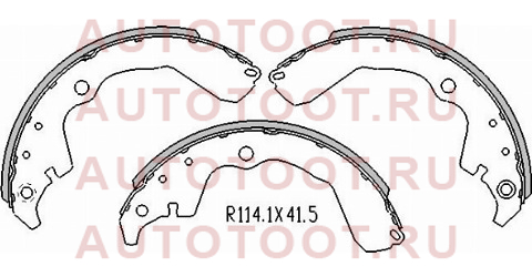 Колодки барабанные зад TOYOTA VOLTZ ZZE136 st0449501040 sat – купить в Омске. Цены, характеристики, фото в интернет-магазине autotoot.ru