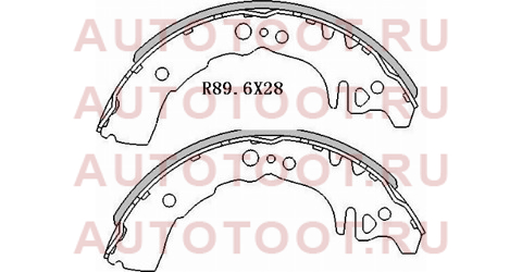 Колодки тормозные барабанные зад TOYOTA VITZ/PLATZ/WILL VI 99-06 st0449552010 sat – купить в Омске. Цены, характеристики, фото в интернет-магазине autotoot.ru