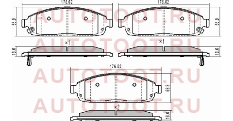 Колодки тормозные перед JEEP GRAND CHEROKEE III 04-10 st05080868aa sat – купить в Омске. Цены, характеристики, фото в интернет-магазине autotoot.ru