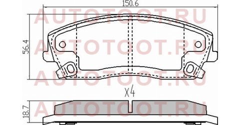 Колодки тормозные перед CHRYSLER 300 C LX 04-/DODGE CHARGER 05-/CHALLENGER 08- st05142555aa sat – купить в Омске. Цены, характеристики, фото в интернет-магазине autotoot.ru