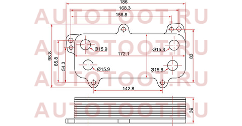 Радиатор масляный VOLKSWAGEN MULTIVAN 03-10/TOUAREG 02-/TRANSPORTER T5 03- st070117021d sat – купить в Омске. Цены, характеристики, фото в интернет-магазине autotoot.ru