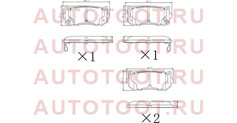 Колодки тормозные зад KIA SPECTRA/SHUMA/CARENS 01-06 st0k9a02628z sat – купить в Омске. Цены, характеристики, фото в интернет-магазине autotoot.ru