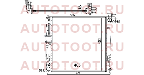 Радиатор HYUNDAI IX35 10-/KIA SPORTAGE 10- 2,0D (тип HALLA) st100004 sat – купить в Омске. Цены, характеристики, фото в интернет-магазине autotoot.ru