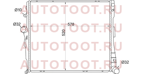 Радиатор BMW X3 E83 2,5/3,0 06-08 (пластинчатый) st100007 sat – купить в Омске. Цены, характеристики, фото в интернет-магазине autotoot.ru