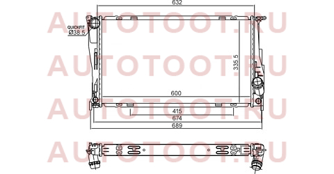 Радиатор BMW 1-SERIES E81/82/87/88 07-13/3-SERIES E90/91/92/93 06-13/ X1 E84 11-15 st100011 sat – купить в Омске. Цены, характеристики, фото в интернет-магазине autotoot.ru