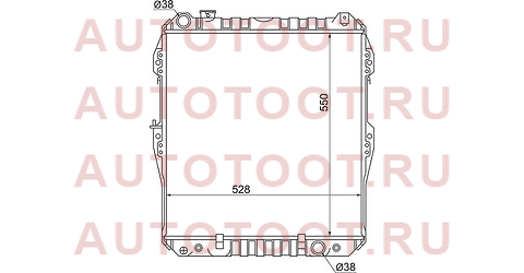 Радиатор TOYOTA SURF/HILUX/4-RUNNER 1KZ-TE 3.0 93-95 алюминий st100031 sat – купить в Омске. Цены, характеристики, фото в интернет-магазине autotoot.ru