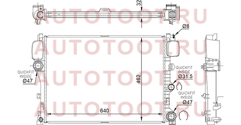 Радиатор MERCEDES S-CLASS W221//CL-CLASS W216 09-13 st100051 sat – купить в Омске. Цены, характеристики, фото в интернет-магазине autotoot.ru