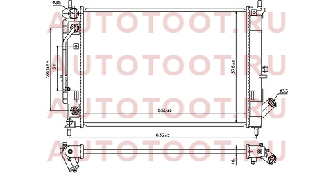 Радиатор HYUNDAI ELANTRA 13-16/CERATO 16-18 st100052 sat – купить в Омске. Цены, характеристики, фото в интернет-магазине autotoot.ru