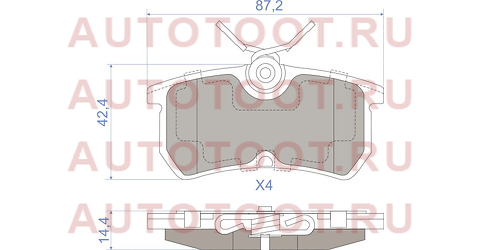 Колодки тормозные зад FORD FOCUS I 98-04/FIESTA 05- st1075565 sat – купить в Омске. Цены, характеристики, фото в интернет-магазине autotoot.ru