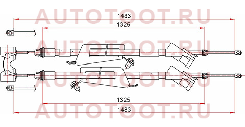 Трос ручного тормоза FORD FOCUS I st1088017 sat – купить в Омске. Цены, характеристики, фото в интернет-магазине autotoot.ru