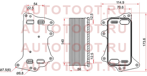 Радиатор масляный АКПП BMW 3-SERIES F30 11-/5-SERIES F10 10-/X5 F15 13-/X6 F16 13- st11428510856 sat – купить в Омске. Цены, характеристики, фото в интернет-магазине autotoot.ru