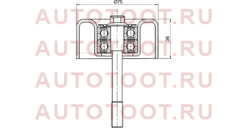 Ролик приводного ремня обводной NISSAN TEANA/MURANO 08- st11925ja11a sat – купить в Омске. Цены, характеристики, фото в интернет-магазине autotoot.ru