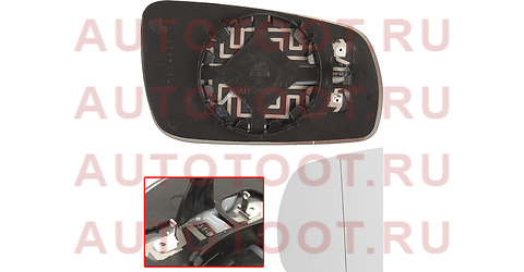 Полотно зеркала VW PASSAT B5 97-03/BORA 98-05/GOLF 97-05 LH асферическое с обогревом st1210021 sat – купить в Омске. Цены, характеристики, фото в интернет-магазине autotoot.ru