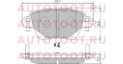 Колодки тормозные зад FORD MONDEO 00-07 st1219894 sat – купить в Омске. Цены, характеристики, фото в интернет-магазине autotoot.ru