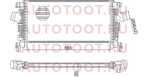 Радиатор интеркулера CHEVROLET CRUZE/OPEL ASTRA J 09- M/T st1302144 sat – купить в Омске. Цены, характеристики, фото в интернет-магазине autotoot.ru