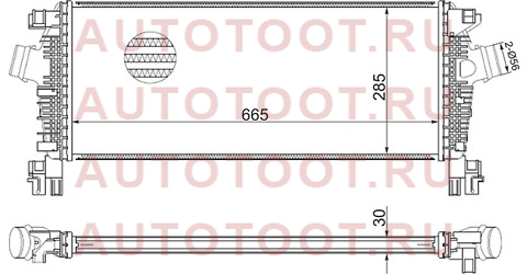 Радиатор интеркулера CHEVROLET CRUZE/OPEL ASTRA J 09- A/T st1302148 sat – купить в Омске. Цены, характеристики, фото в интернет-магазине autotoot.ru