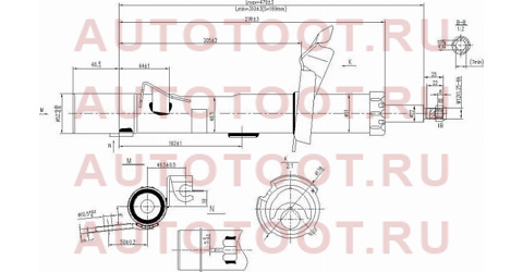 Стойка передняя FORD FOCUS II/C-MAX 04- RH st-1330820 sat – купить в Омске. Цены, характеристики, фото в интернет-магазине autotoot.ru