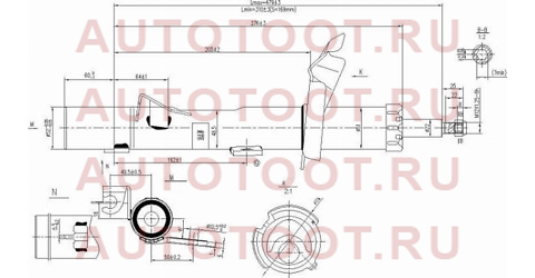 Стойка передняя FORD FOCUS II/C-MAX 04- LH st-1330821 sat – купить в Омске. Цены, характеристики, фото в интернет-магазине autotoot.ru