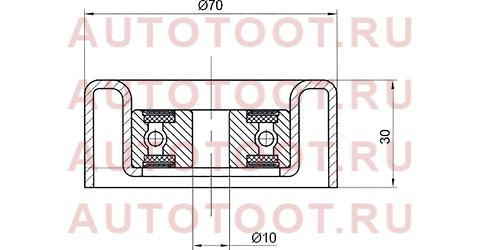 Ролик приводного ремня обводной CITROEN C4/MMC ASX/LANCER/OUTLANDER (02.2012-) 1,8/2,0 st1341a051 sat – купить в Омске. Цены, характеристики, фото в интернет-магазине autotoot.ru