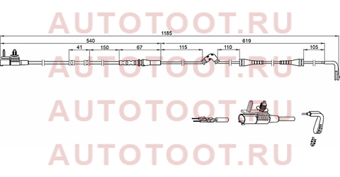 Датчик износа тормозных колодок перед LAND ROVER DISCOVERY SPORT 11-/RANGE ROVER EVOQUE 11-18 st1420002 sat – купить в Омске. Цены, характеристики, фото в интернет-магазине autotoot.ru