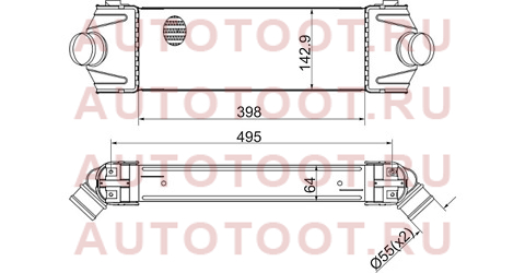 Радиатор интеркулера FORD TRANSIT 06- st1423732 sat – купить в Омске. Цены, характеристики, фото в интернет-магазине autotoot.ru