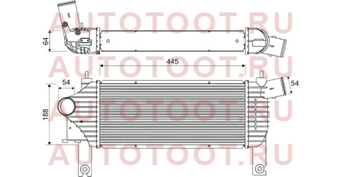 Радиатор интеркулера NISSAN NAVARA 04-/PATHFINDER 05- st14461eb360 sat – купить в Омске. Цены, характеристики, фото в интернет-магазине autotoot.ru