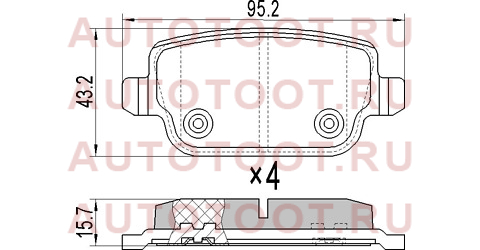 Колодки тормозные зад FORD MONDEO 07-14 st1566234 sat – купить в Омске. Цены, характеристики, фото в интернет-магазине autotoot.ru