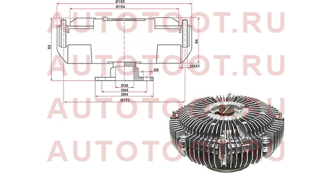 Вискомуфта TOYOTA LAND CRUISER/TUNDRA09- /SEQUOIA 07-/LEXUS LX570 07- st1621038071 sat – купить в Омске. Цены, характеристики, фото в интернет-магазине autotoot.ru